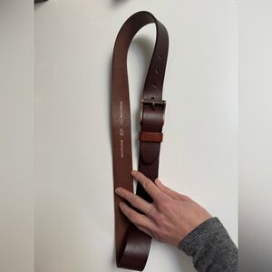 Fossil Men's Brown Leather Belt Size 36